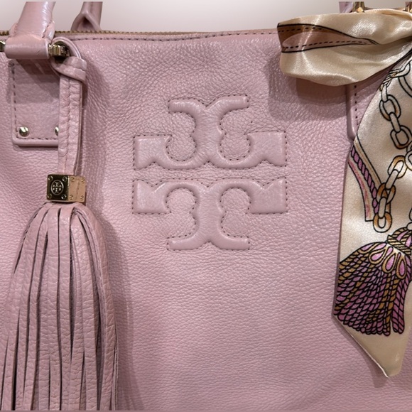 Tory Burch pebbled leather 3 compartment Shoulder bag - Picture 3 of 15